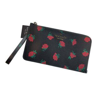Kate Spade Rose Print Wristlet – New with Tags 🌹✨